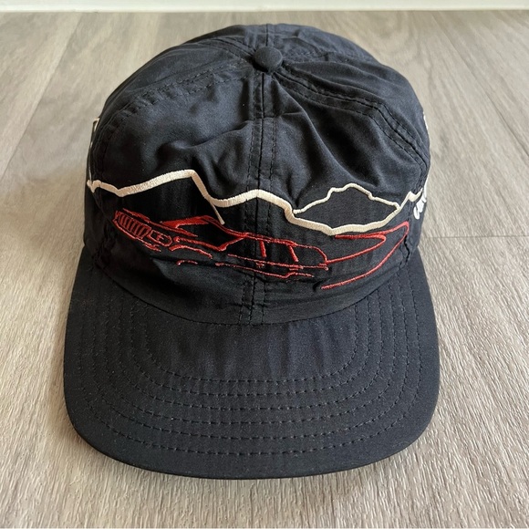 Vintage 90s Jeep Legend Continues Motorsports Snapback Hat Cap Promo Nomad - Picture 2 of 10
